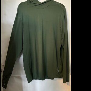Mens REI  LG Long Sleeve Hooded Pullover